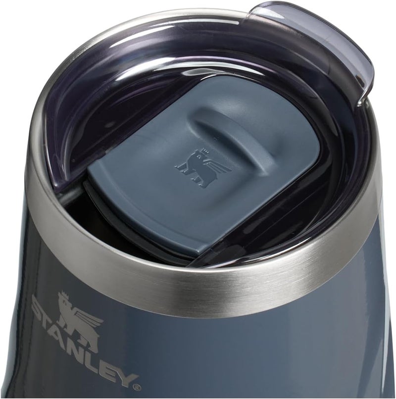 Stanley The Reserve Textured Wine Tumbler | 11oz | Splash-Proof Lid | Cold Drinks & Cocktail Cup | Insulated Stainless Steel Wine Glass | Twilight Gloss - Image 3